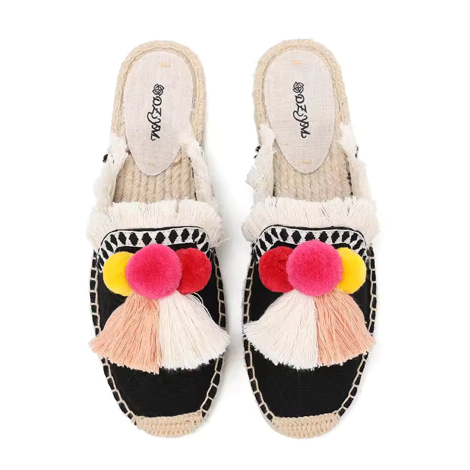 Soléa Tassel Espadrilles