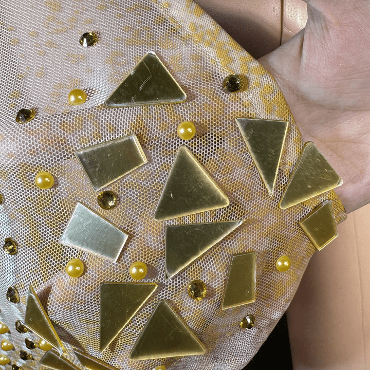 Solara Mirror Sequin Mermaid Gown
