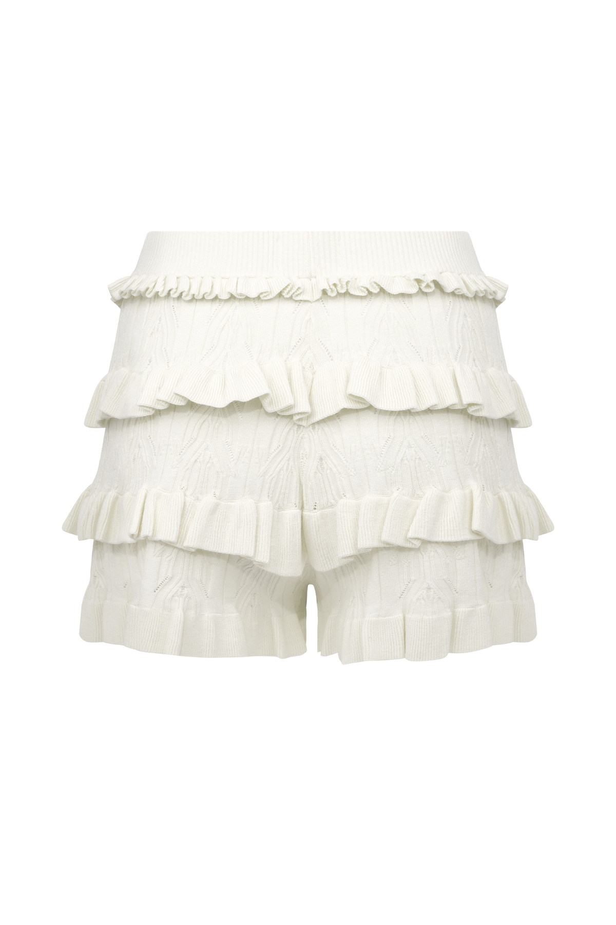 Örgü Fırfırlı Pantolon