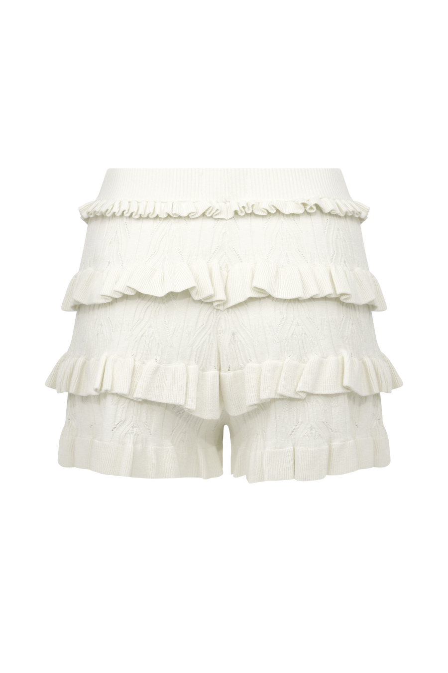 Örgü Fırfırlı Pantolon