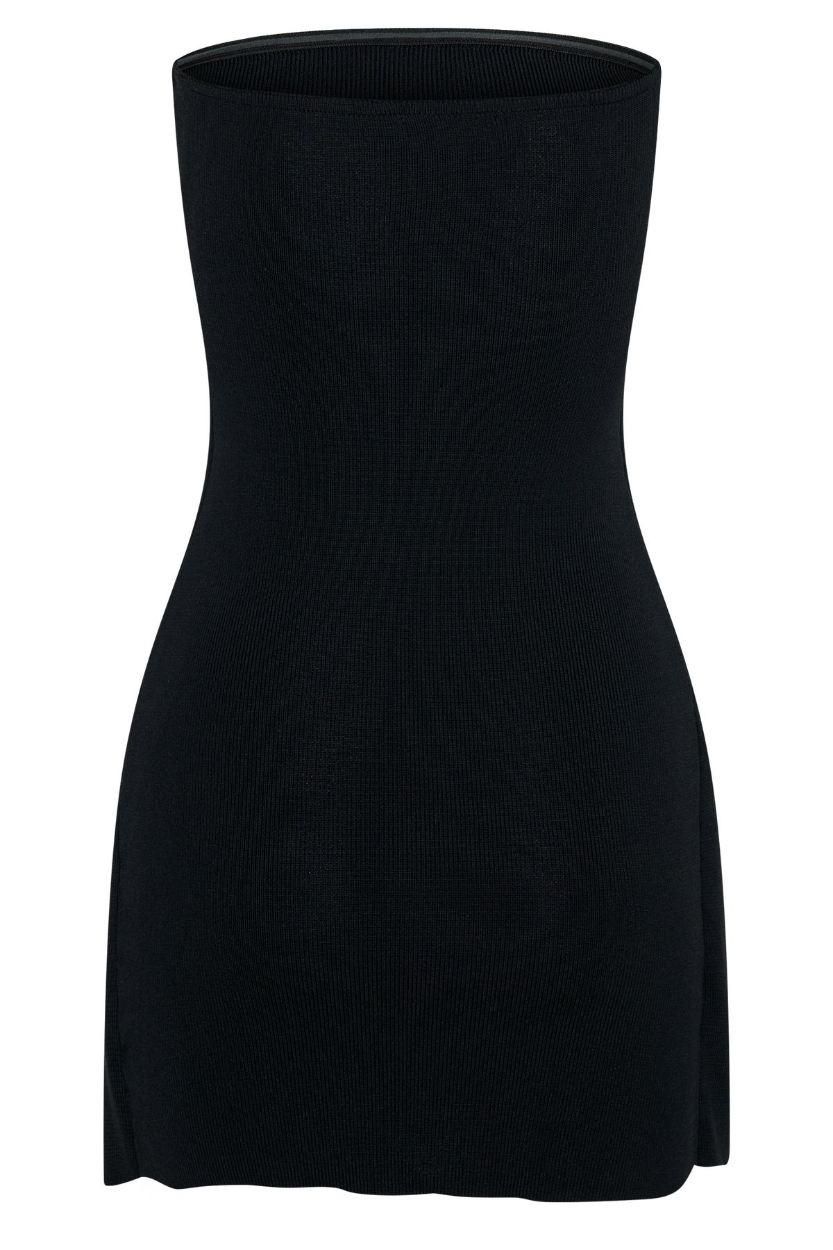 Straplez Örme Mini Elbise