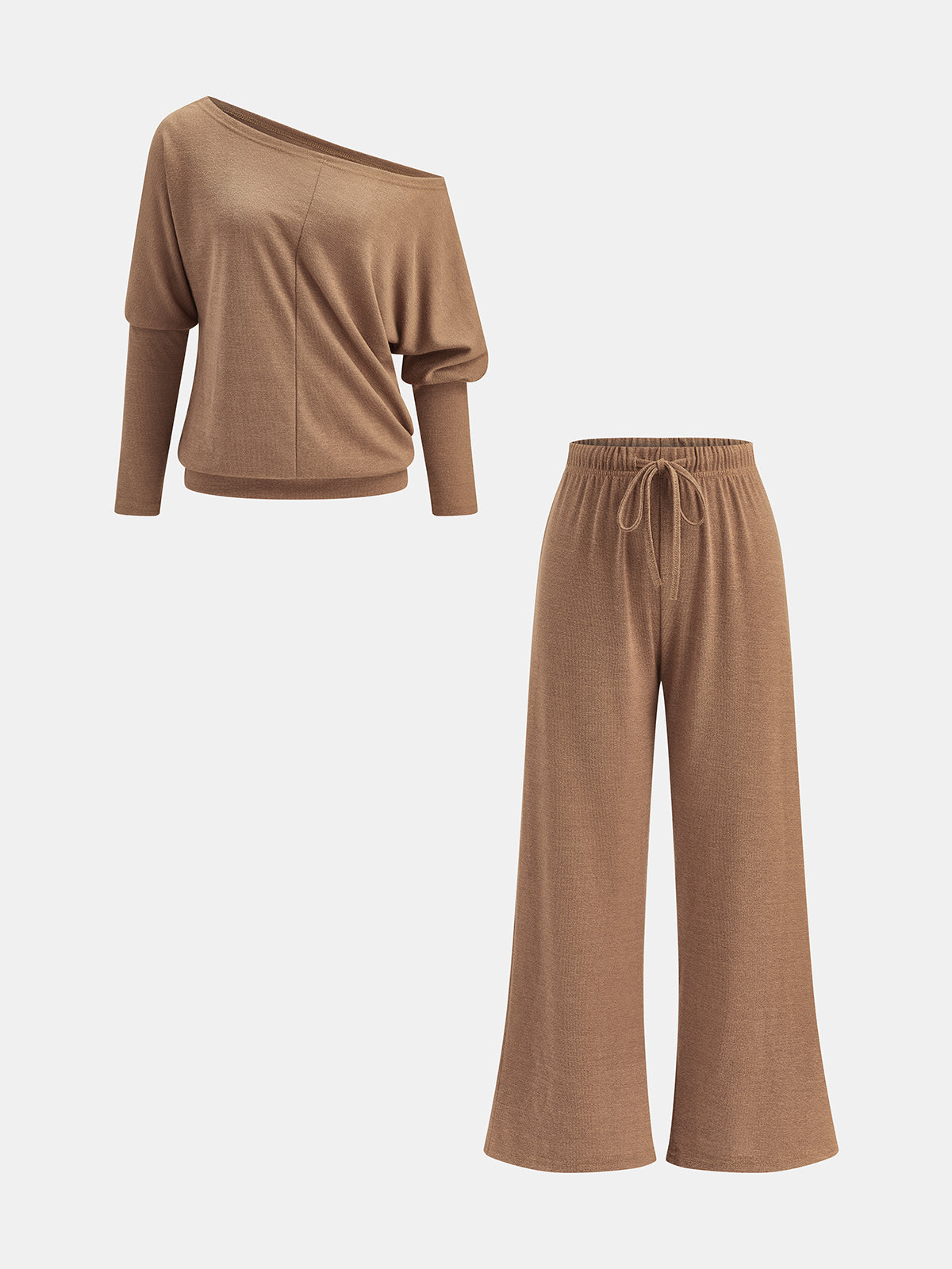 Slouchy Knit Two Piece Outfit