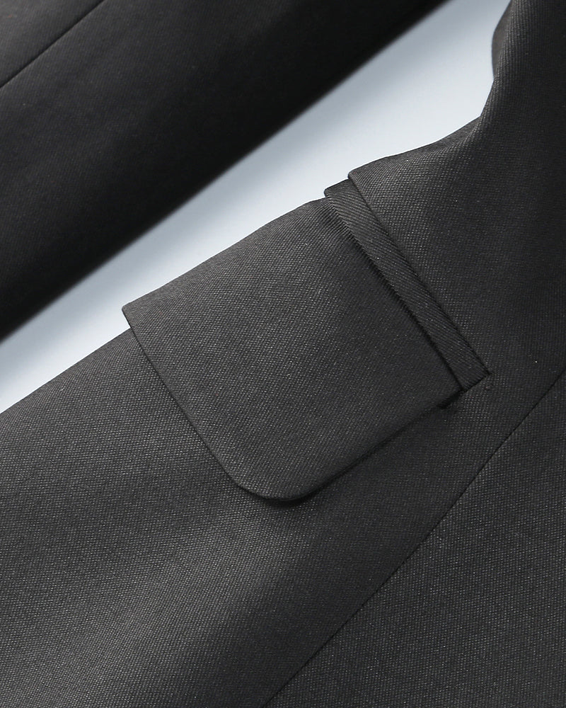 V Yaka Taş İşlemeli Blazer Ceket