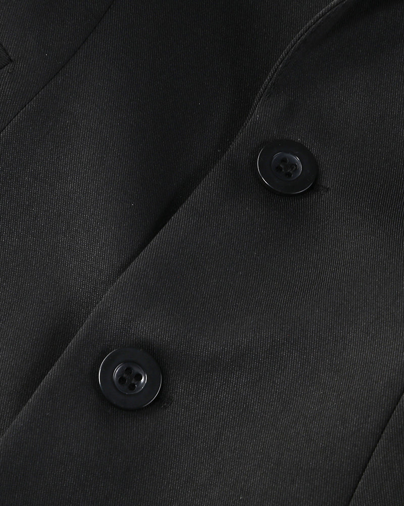 V Yaka Taş İşlemeli Blazer Ceket