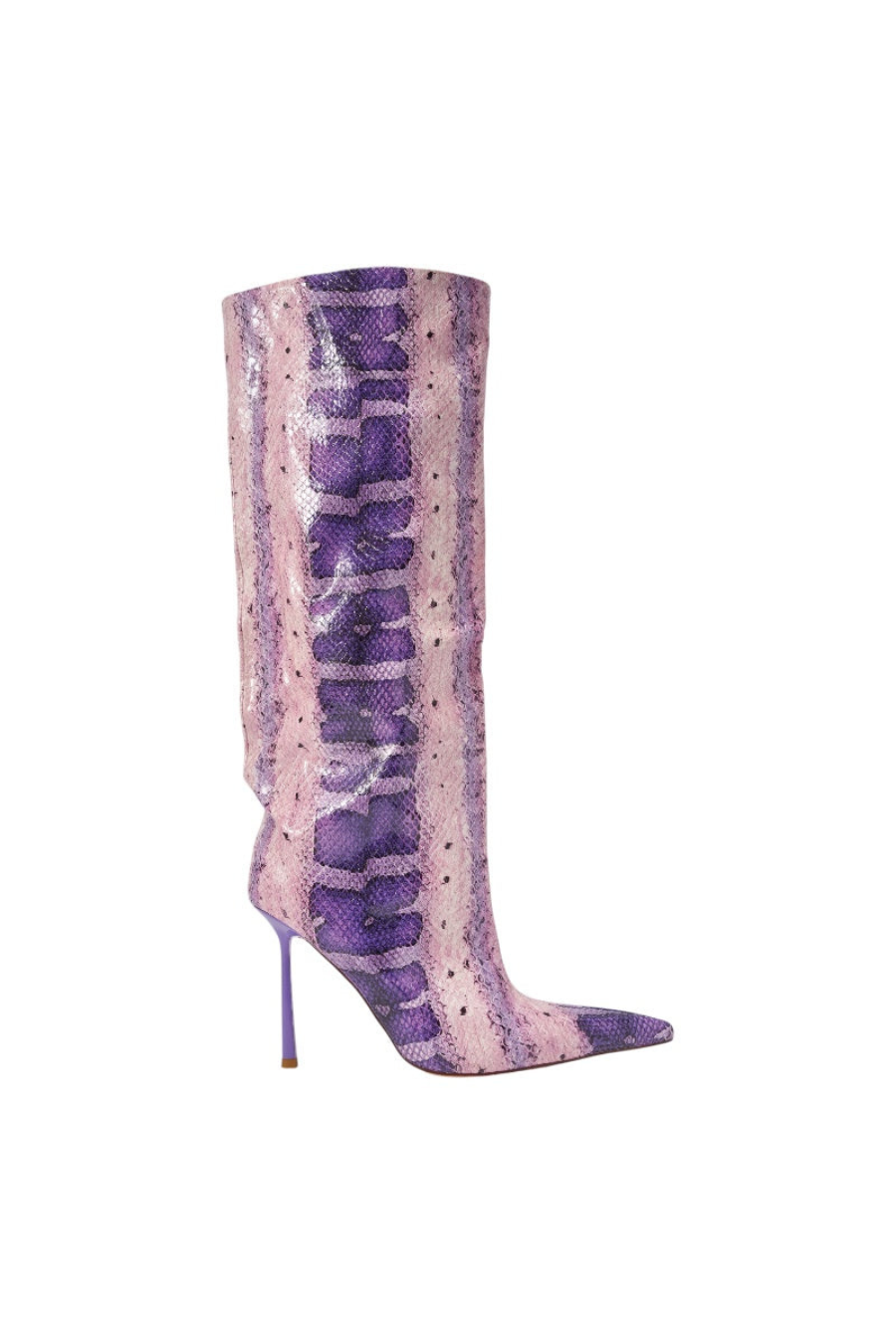 Saphira Yılan Dokulu Stiletto Çizme