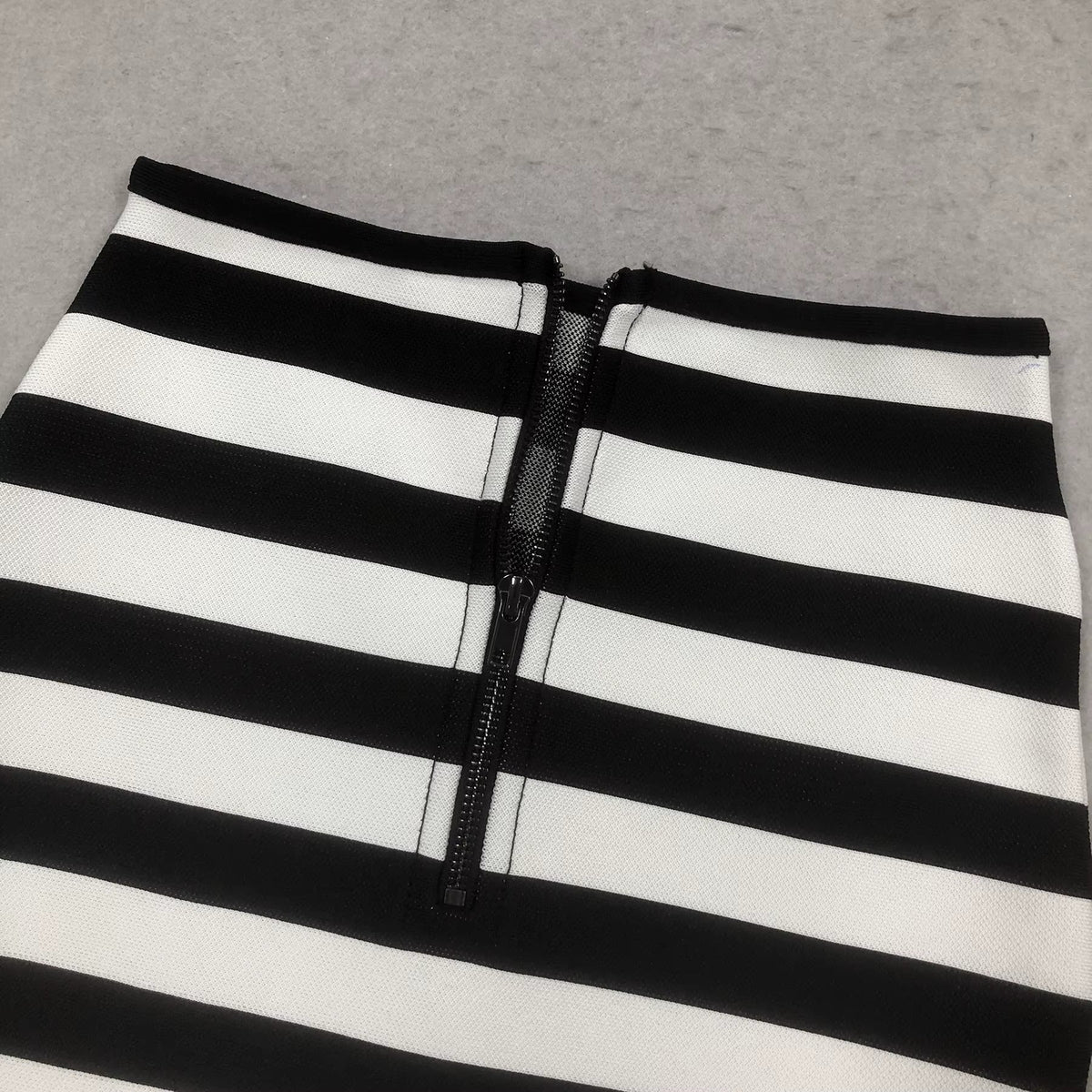 Riviera Monochrome Striped Gold Button Co-Ord Set