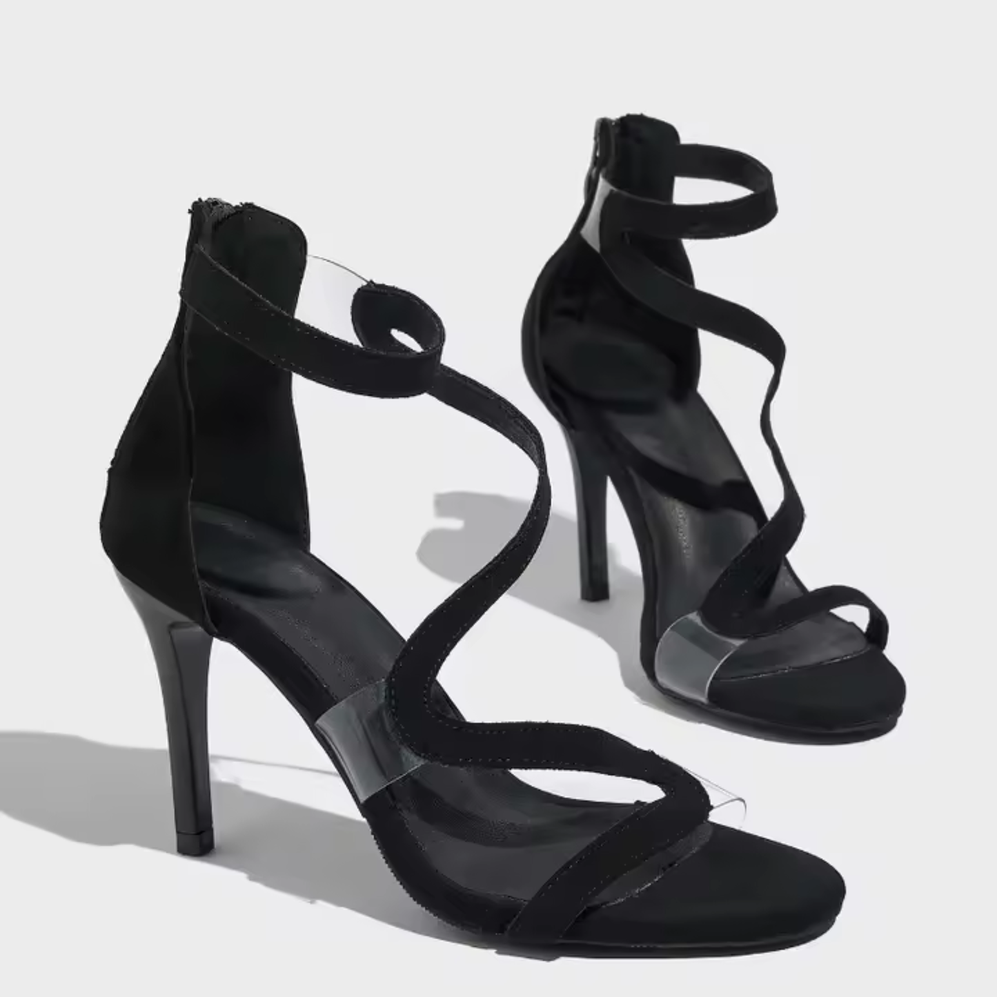 Midnight Strap Heels