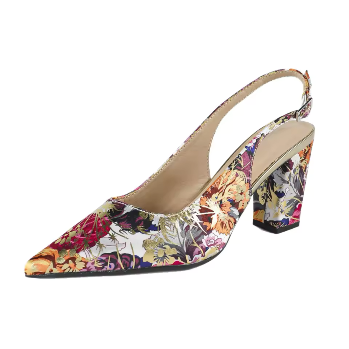 Floral Glam Heels
