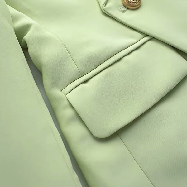 Düğmeli Cepli Blazer Ceket
