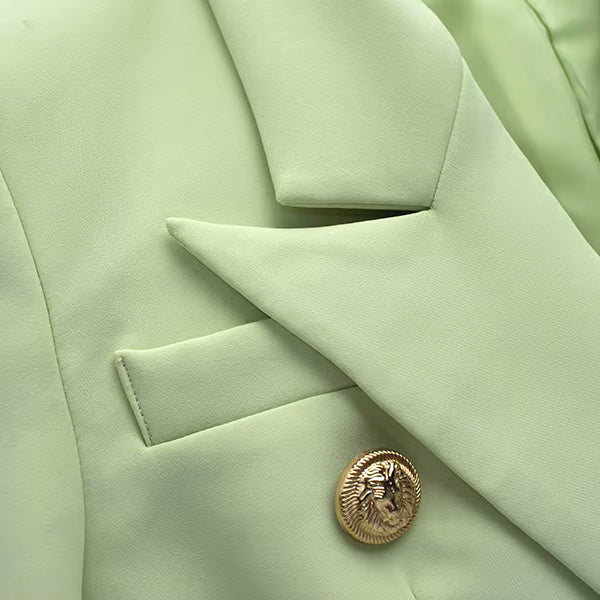 Düğmeli Cepli Blazer Ceket