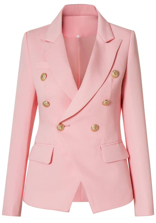 V Yaka Sade Blazer Ceket