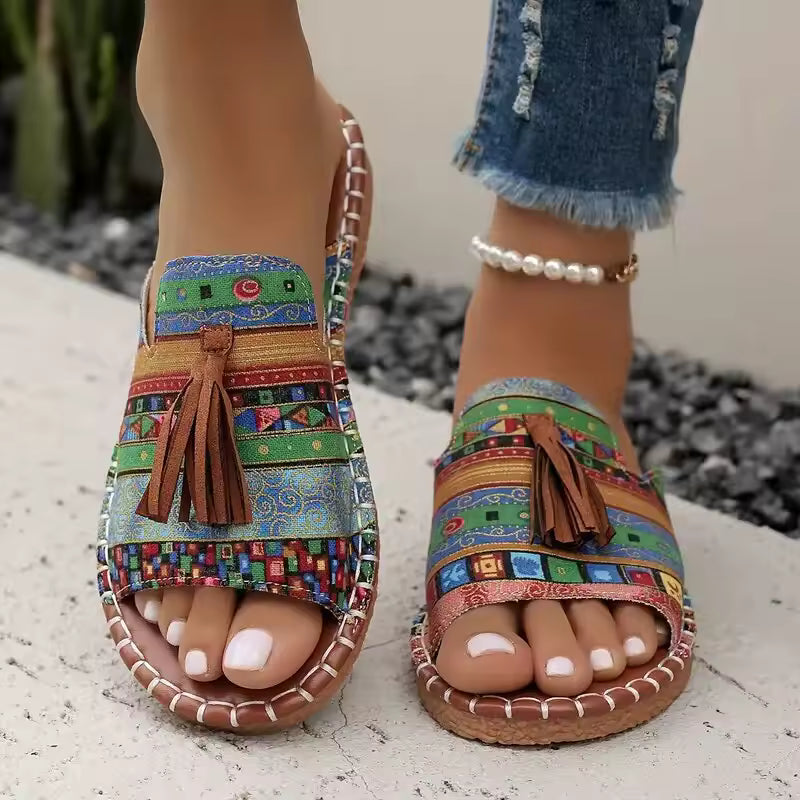 Marbella Tassel Sandals