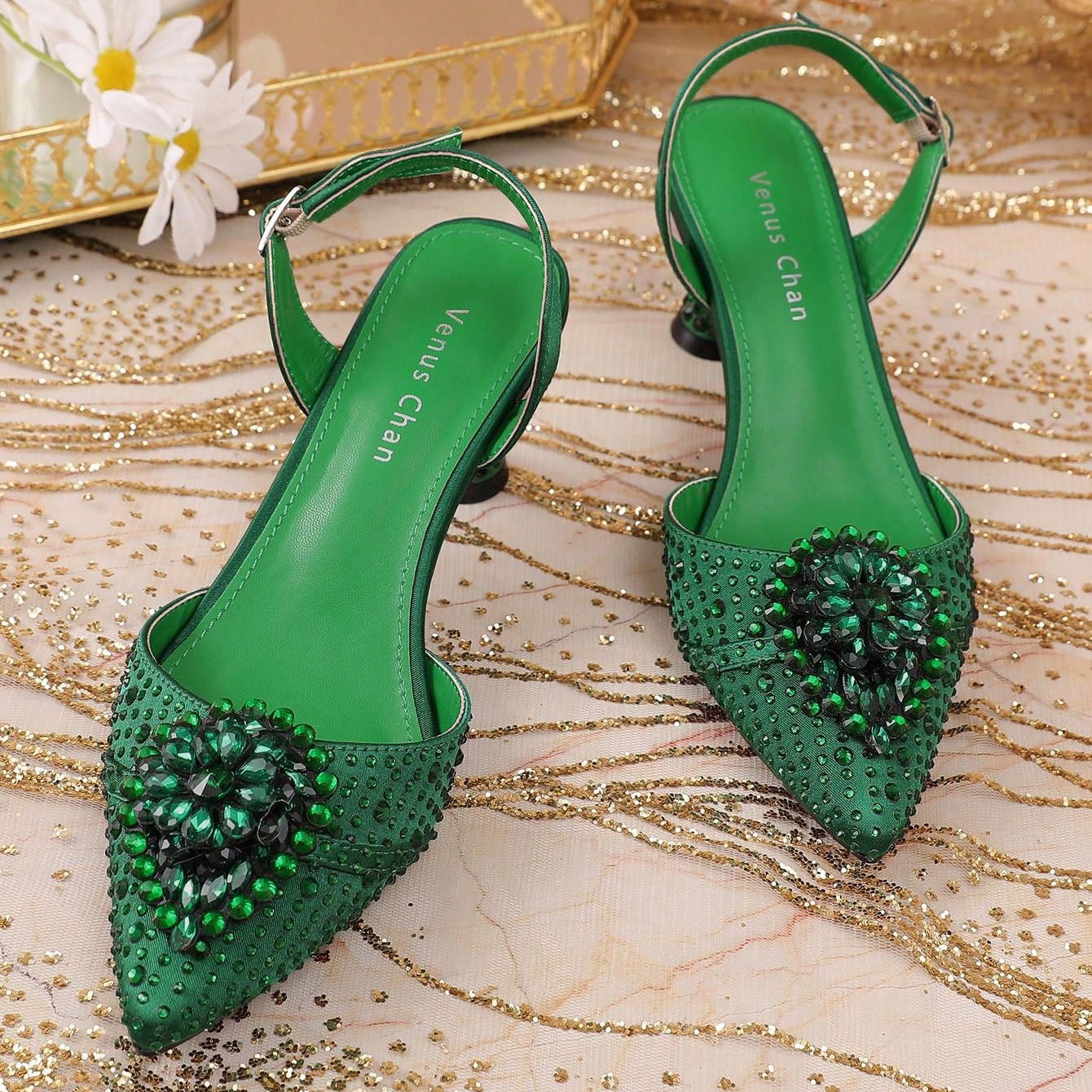 Éloria Emerald Heels