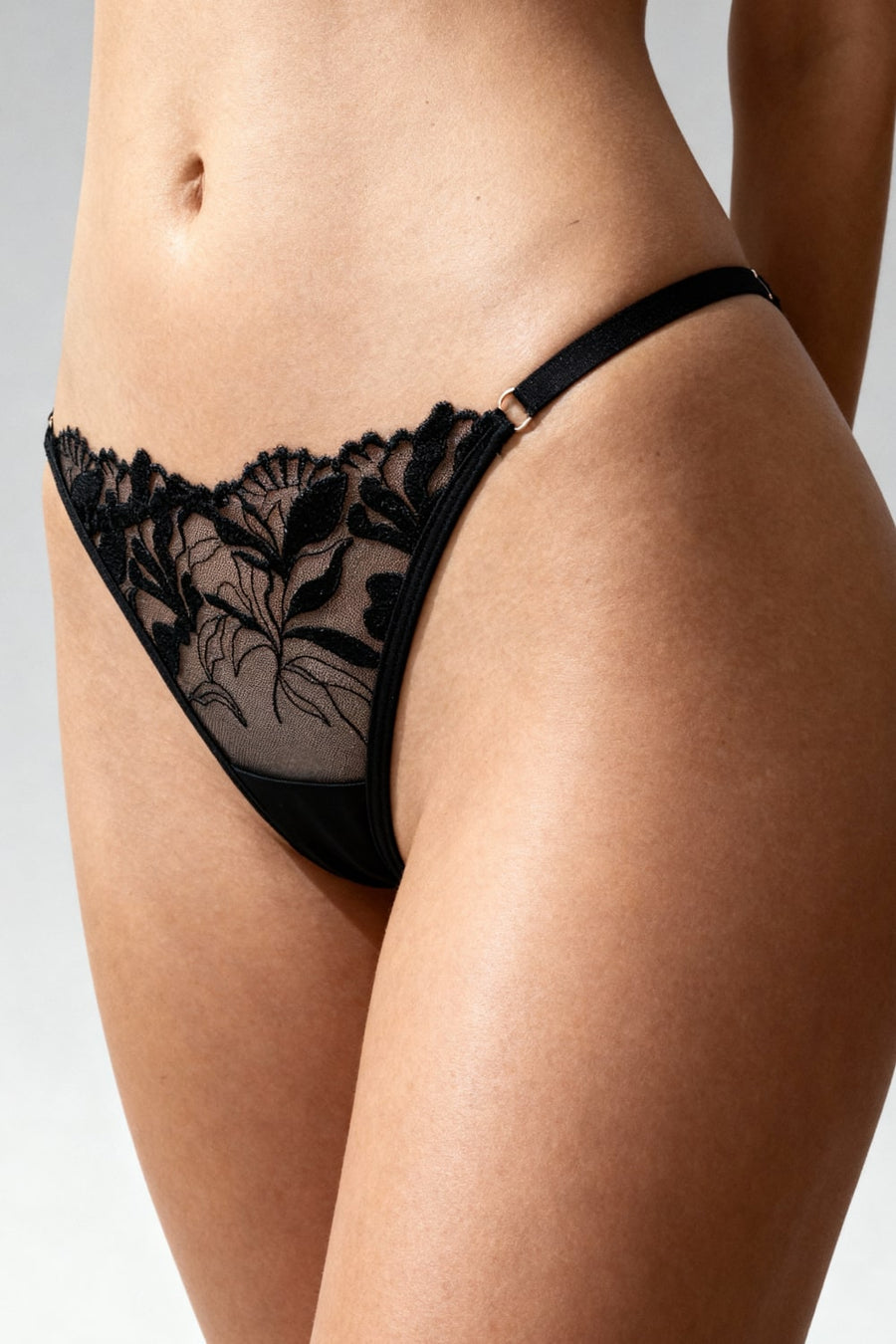 nakışlı tül çapraz askılı string Lucinda, görsel 2