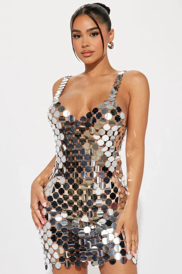 Aurielle Sequin Mini Dress