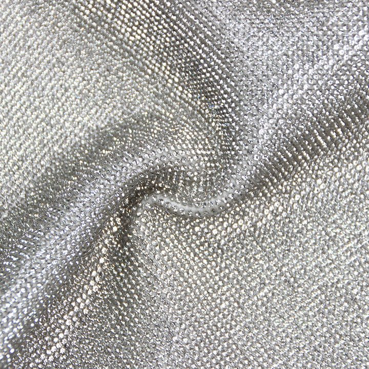 Silver Diamond Sequin Bodycon Mini Party Dress